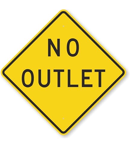 USAストリート看板　NO OUTLET 送料無料，100%新品 USAストリート看板 NO OUTLET